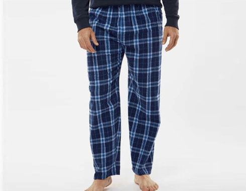 Youth Navy Columbia Flannel Pant